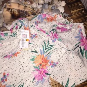 2 piece halter top and skirt size small NWT